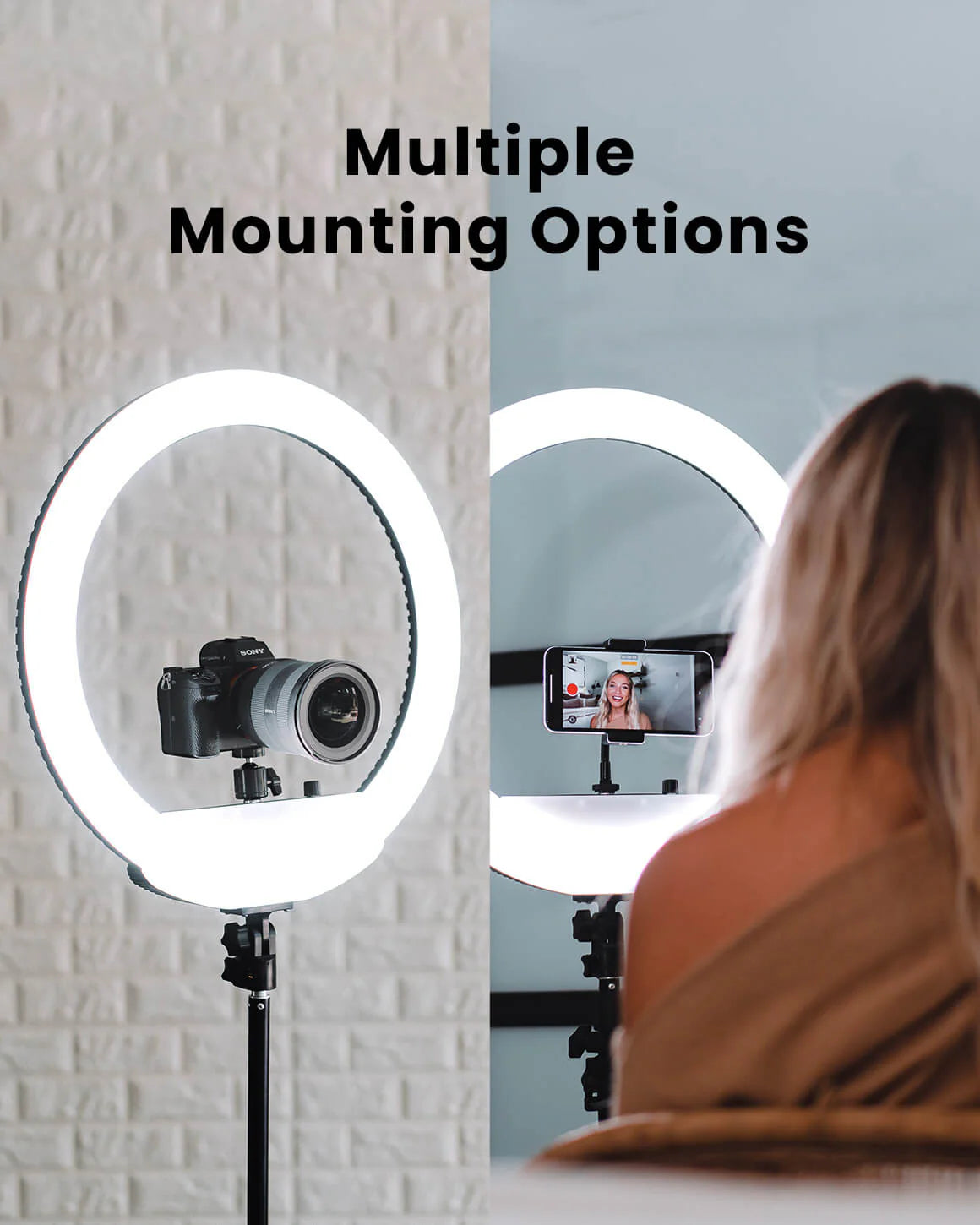 LED Ring Light 18 Inch Portable