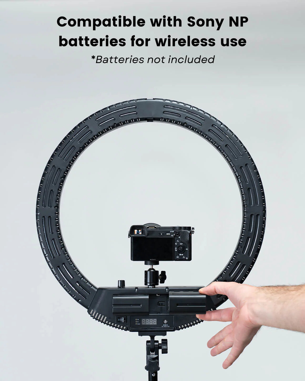 LED Ring Light 18 Inch Portable